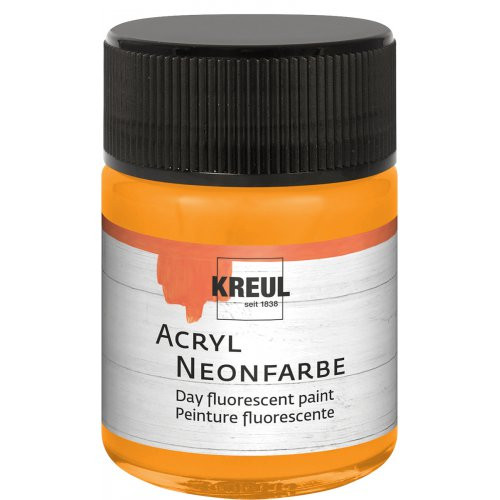Akrylová barva neonová KREUL 50 ml ORANŽOVÁ