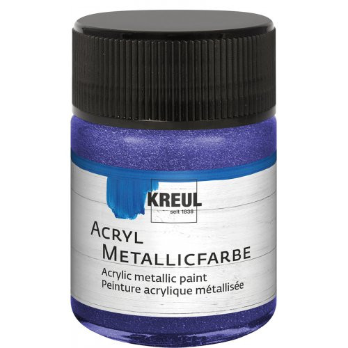 Akrylová barva metalická KREUL 50 ml FIALOVÁ