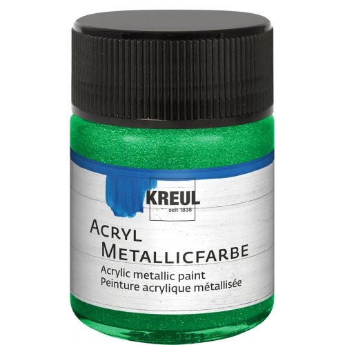 Akrylová barva metalická KREUL 50 ml ZELENÁ