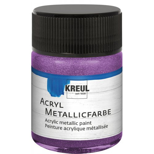 Akrylová barva metalická KREUL 50 ml LILA