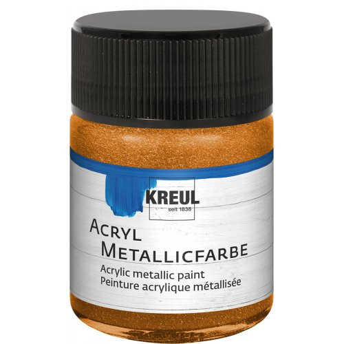 Akrylová barva metalická KREUL 50 ml ZLATOBRONZOVÁ