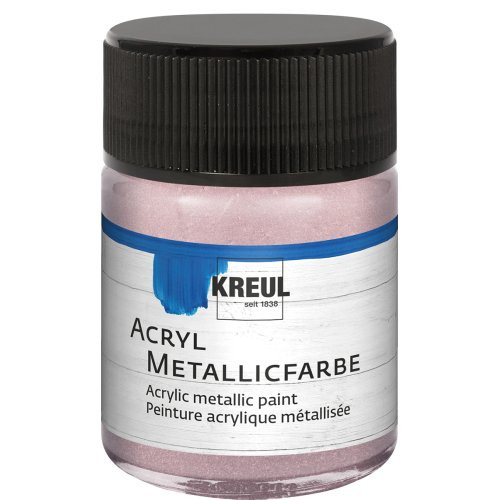Akrylová barva metalická KREUL 50 ml RŮŽOVOZLATÁ