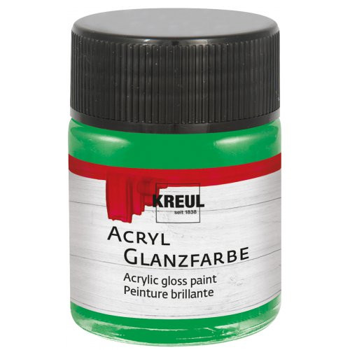 Akrylová barva lesklá KREUL 50 ml ZELENÁ