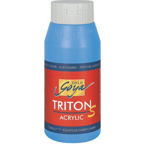 Akrylová barva TRITON SOLO GOYA lesk 750 ml SVĚTLÁ MODRÁ
