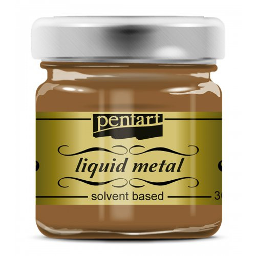 Tekutý kov PENTART 30 ml BRONZOVÁ