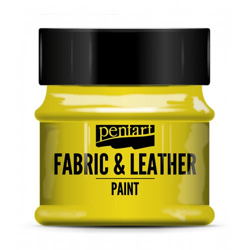 Barva na kůži a textil PENTART 50 ml ŽLUTÁ