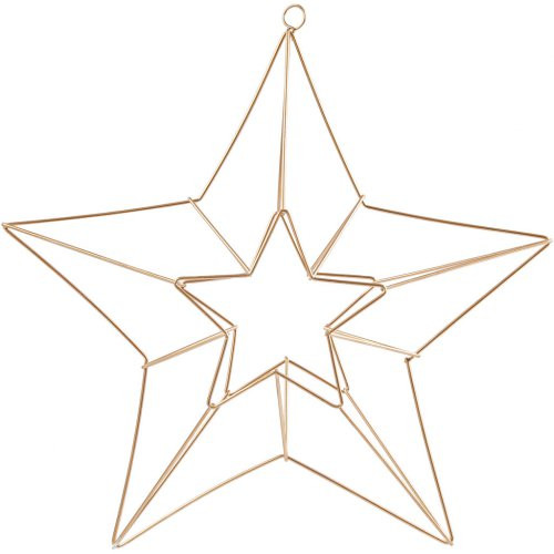 Závěsná vánoční dekorace  - hvězda