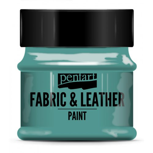 Barva na kůži a textil PENTART 50 ml TYRKYSOVÁ ZELENÁ