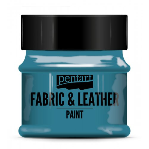 Barva na kůži a textil PENTART 50 ml TYRKYSOVÁ MODRÁ