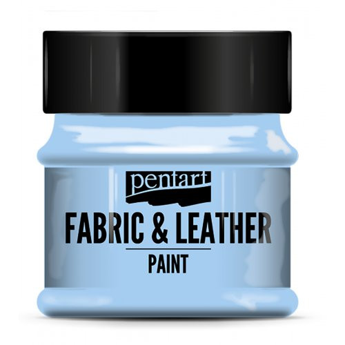 Barva na kůži a textil PENTART 50 ml LEDOVÁ MODRÁ