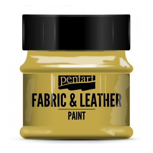 Barva na kůži a textil metalická PENTART 50 ml ZLATÁ
