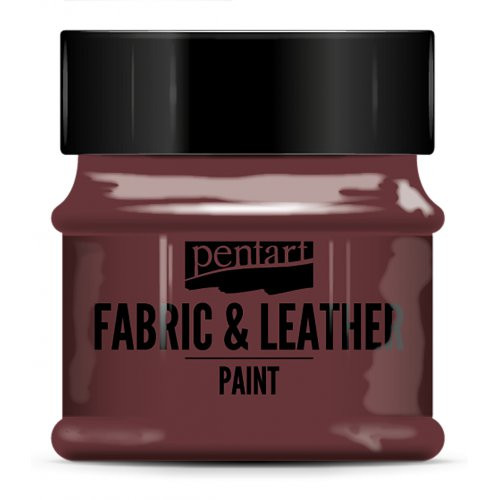 Barva na kůži a textil glitter PENTART 50 ml ČERVENÁ