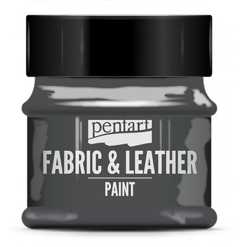 Barva na kůži a textil glitter PENTART 50 ml GRAFITOVÁ