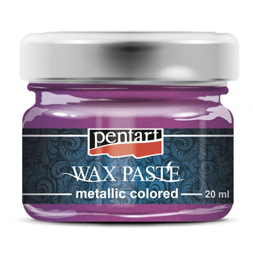 Vosková pasta barevná metalická PENTART 20 ml MAGENTA