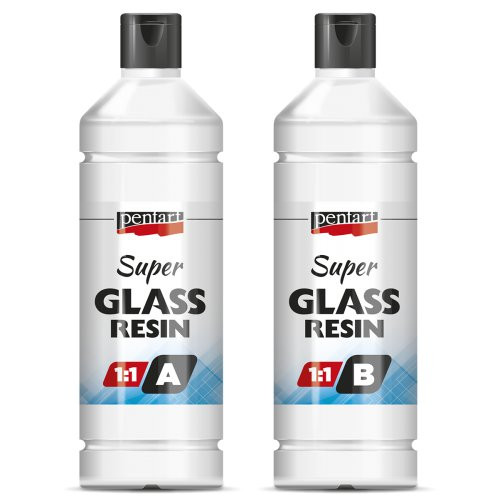 Pryskyřice SUPER GLASS PENTART dvousložková 2x250 ml