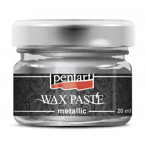 Vosková pasta metalická PENTART 20 ml STŘÍBRNÁ
