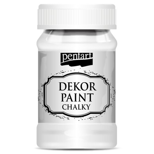 Křídová a dekorační barva PENTART 100 ml BÍLÁ