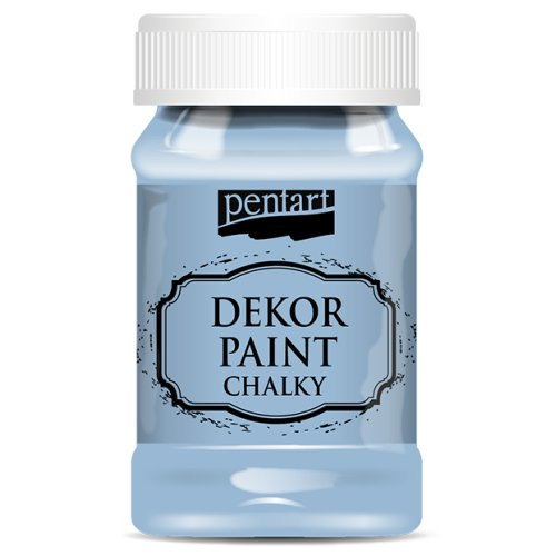 Křídová a dekorační barva PENTART 100 ml LEN MODRÁ