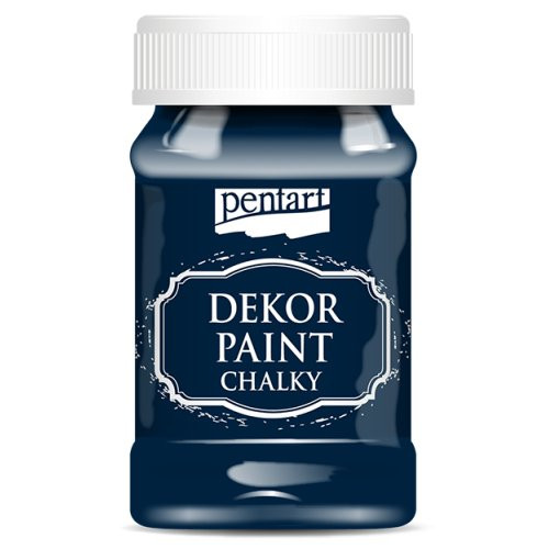 Křídová a dekorační barva PENTART 100 ml NAVY MODRÁ