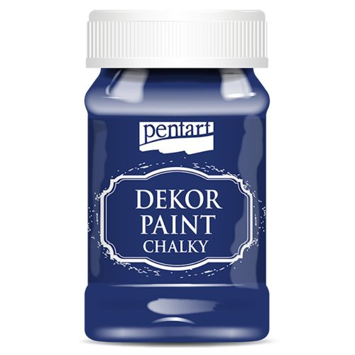 Křídová a dekorační barva PENTART 100 ml MODRÁ