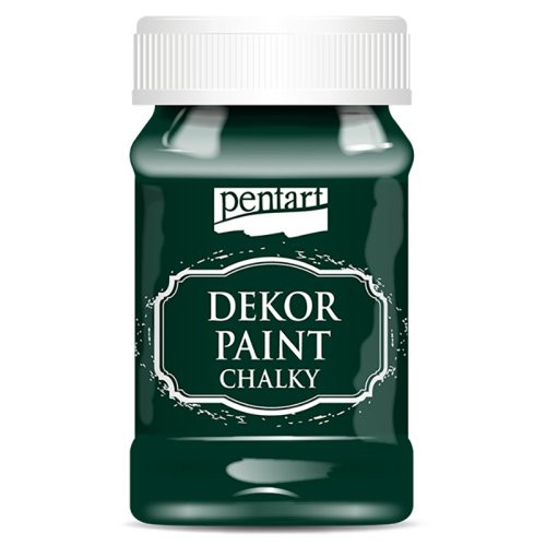 Křídová a dekorační barva PENTART 100 ml BOROVICOVÁ ZELENÁ