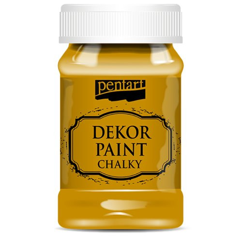 Křídová a dekorační barva PENTART 100 ml MUŠKÁTOVÁ ŽLUTÁ