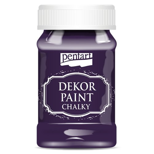 Křídová a dekorační barva PENTART 100 ml PURPUROVÁ