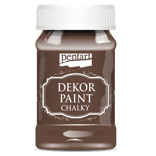 Křídová a dekorační barva PENTART 100 ml KAŠTANOVÁ HNĚDÁ