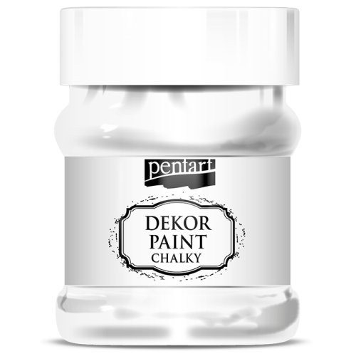 Křídová a dekorační barva PENTART 230 ml BÍLÁ