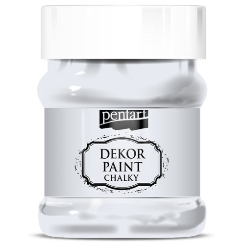 Křídová a dekorační barva PENTART 230 ml TLUMENÁ BÍLÁ