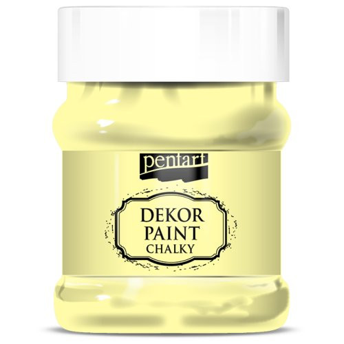 Křídová a dekorační barva PENTART 230 ml ŽLUTÁ