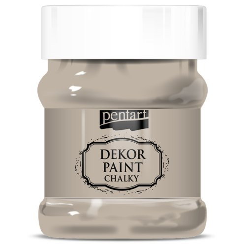 Křídová a dekorační barva PENTART 230 ml MANDLOVÁ HNĚDÁ