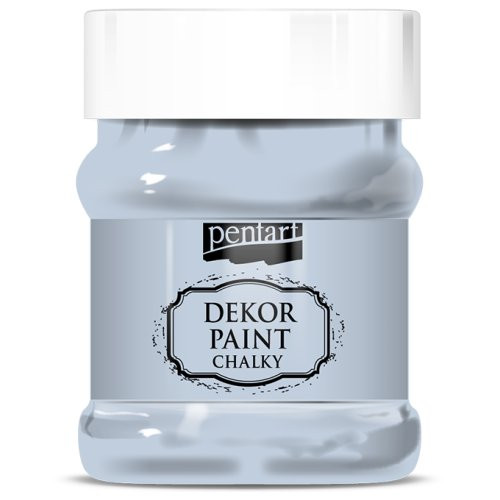 Křídová a dekorační barva PENTART 230 ml LEDOVÁ MODRÁ