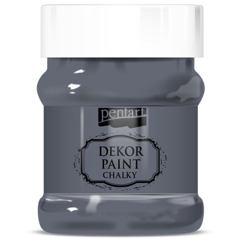 Křídová a dekorační barva PENTART 230 ml GRAFITOVÁ ŠEDÁ