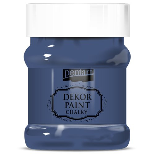 Křídová a dekorační barva PENTART 230 ml DENIM MODRÁ