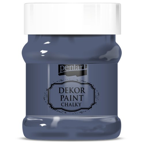 Křídová a dekorační barva PENTART 230 ml INDIGO MODRÁ