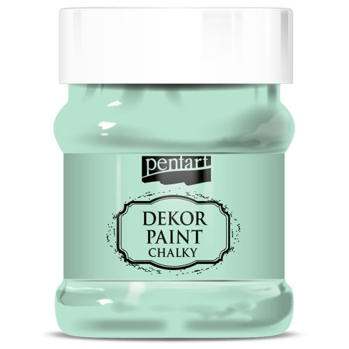 Křídová a dekorační barva PENTART 230 ml MENTOLOVÁ ZELENÁ