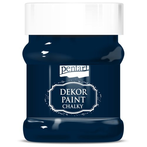 Křídová a dekorační barva PENTART 230 ml NAVY MODRÁ