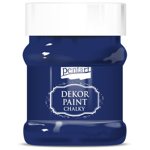 Křídová a dekorační barva PENTART 230 ml MODRÁ