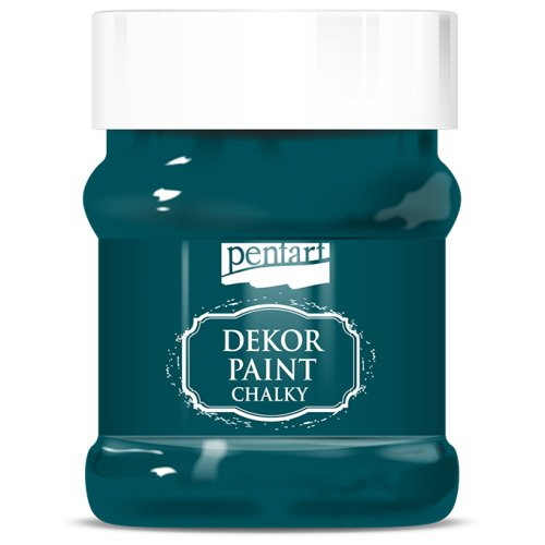 Křídová a dekorační barva PENTART 230 ml SMARAGDOVÁ