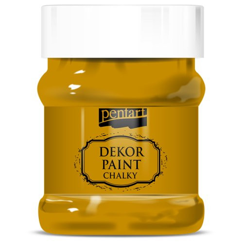 Křídová a dekorační barva PENTART 230 ml MUŠKÁTOVÁ ŽLUTÁ