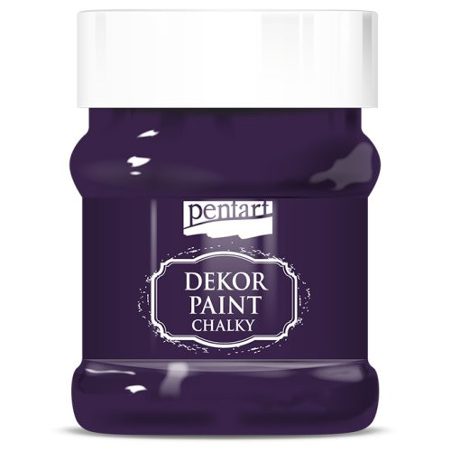 Křídová a dekorační barva PENTART 230 ml PURPUROVÁ