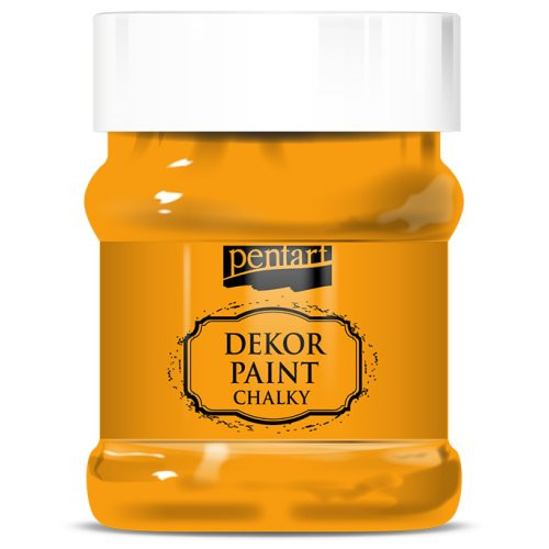 Křídová a dekorační barva PENTART 230 ml ORANŽOVÁ