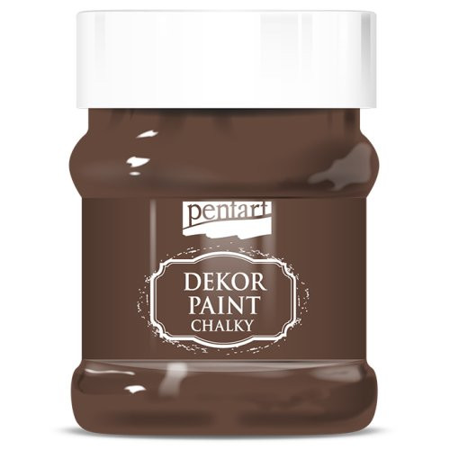 Křídová a dekorační barva PENTART 230 ml KAŠTANOVÁ HNĚDÁ