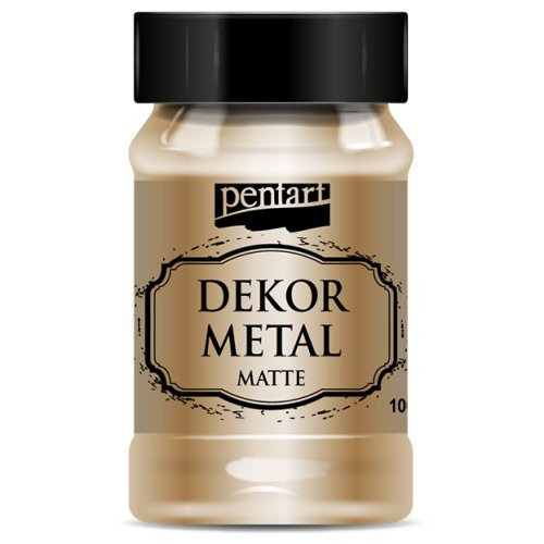 Metalická a dekorační barva PENTART 100 ml BRONZOVÁ
