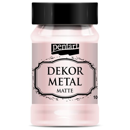 Metalická a dekorační barva PENTART 100 ml RŮŽOVO ZLATÁ