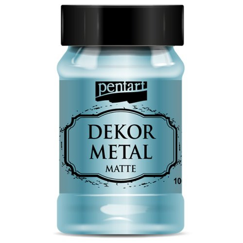 Metalická a dekorační barva PENTART 100 ml TYRKYSOVÁ