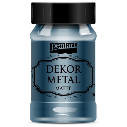 Metalická a dekorační barva PENTART 100 ml OXFORDSKÁ MODRÁ