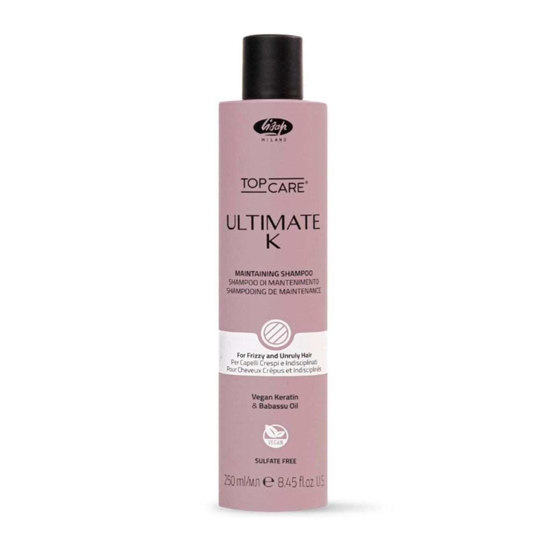 Lisap Top Care Ultimate K Maintaining Shampoo - šampon pro nepoddajné, krepaté vlasy, 250 ml
