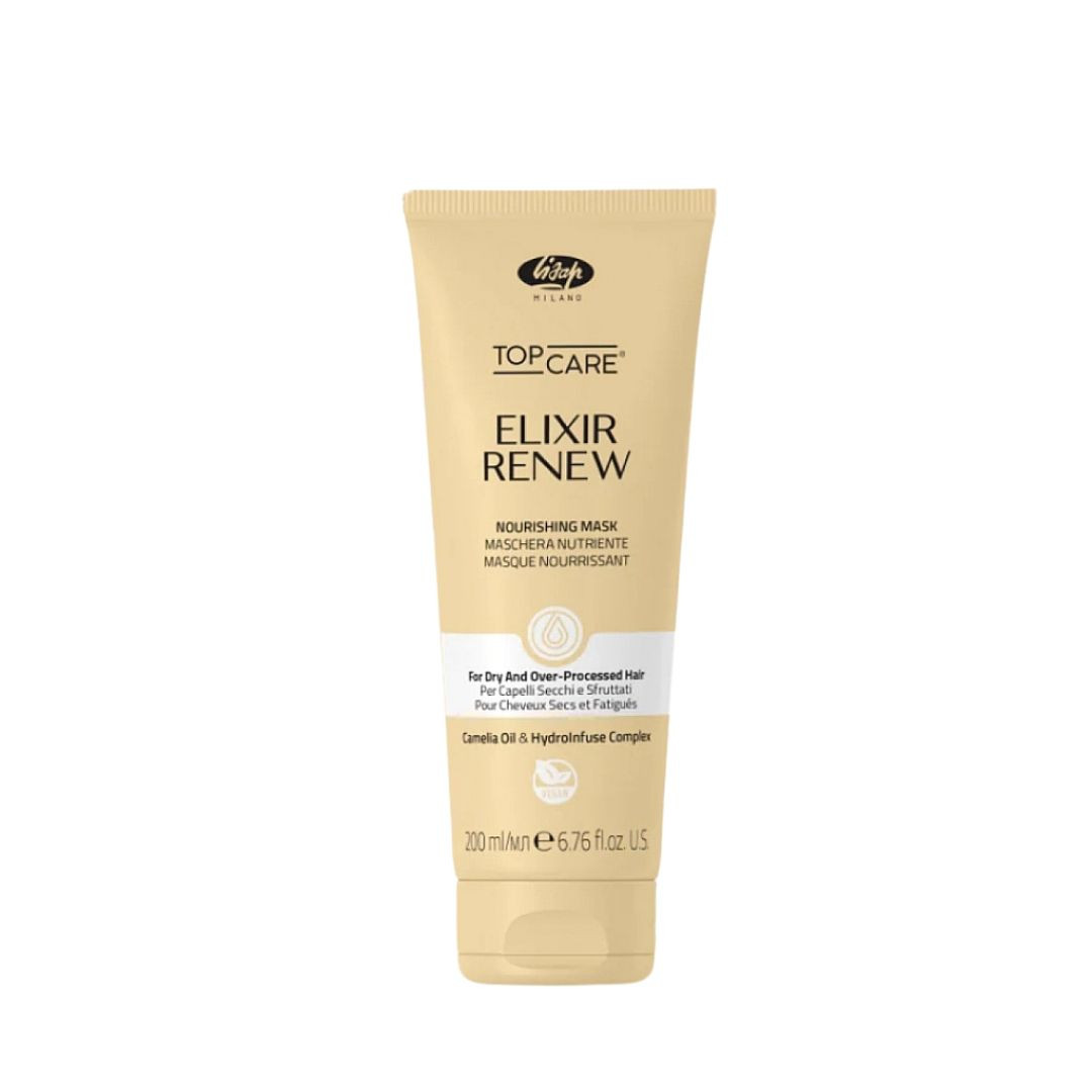 Lisap Milano Top Care Elixir Renew Nourishing Mask - maska ​​pro suché a poškozené vlasy 200 ml